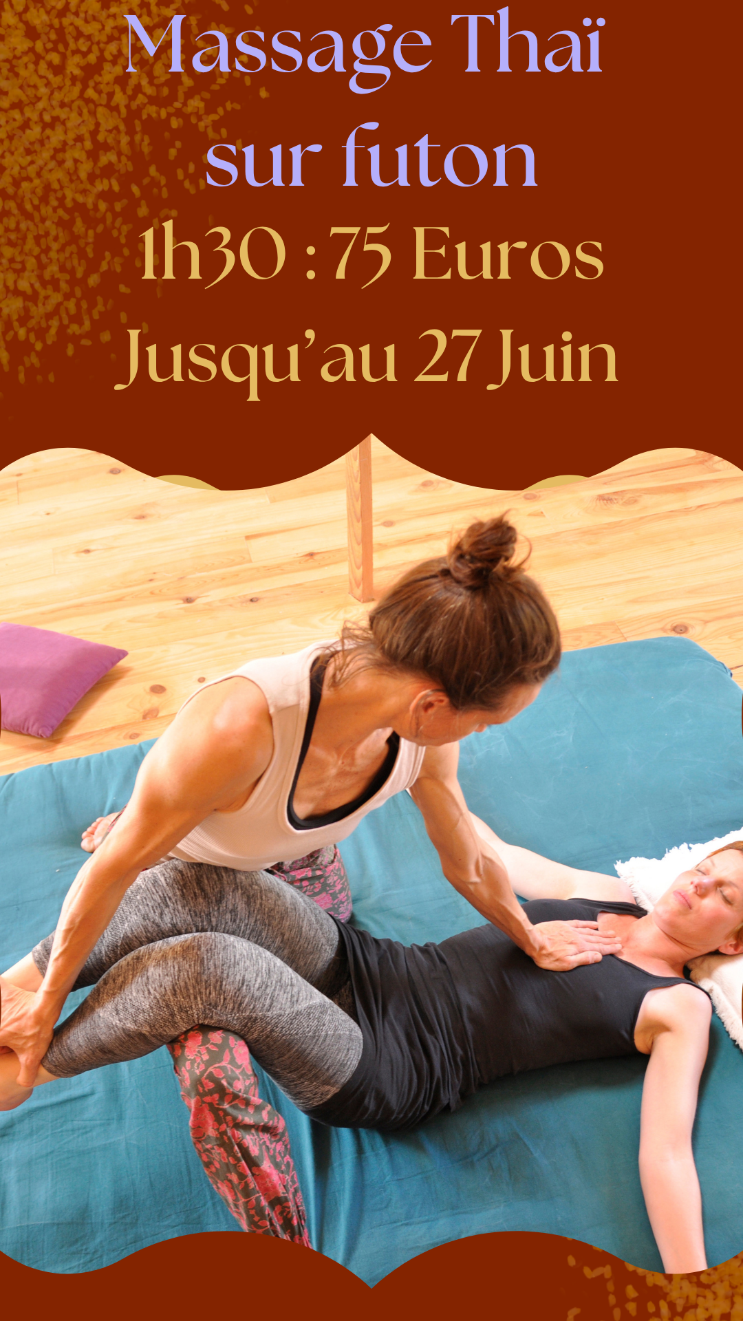 Massage Thaï sur futon offre